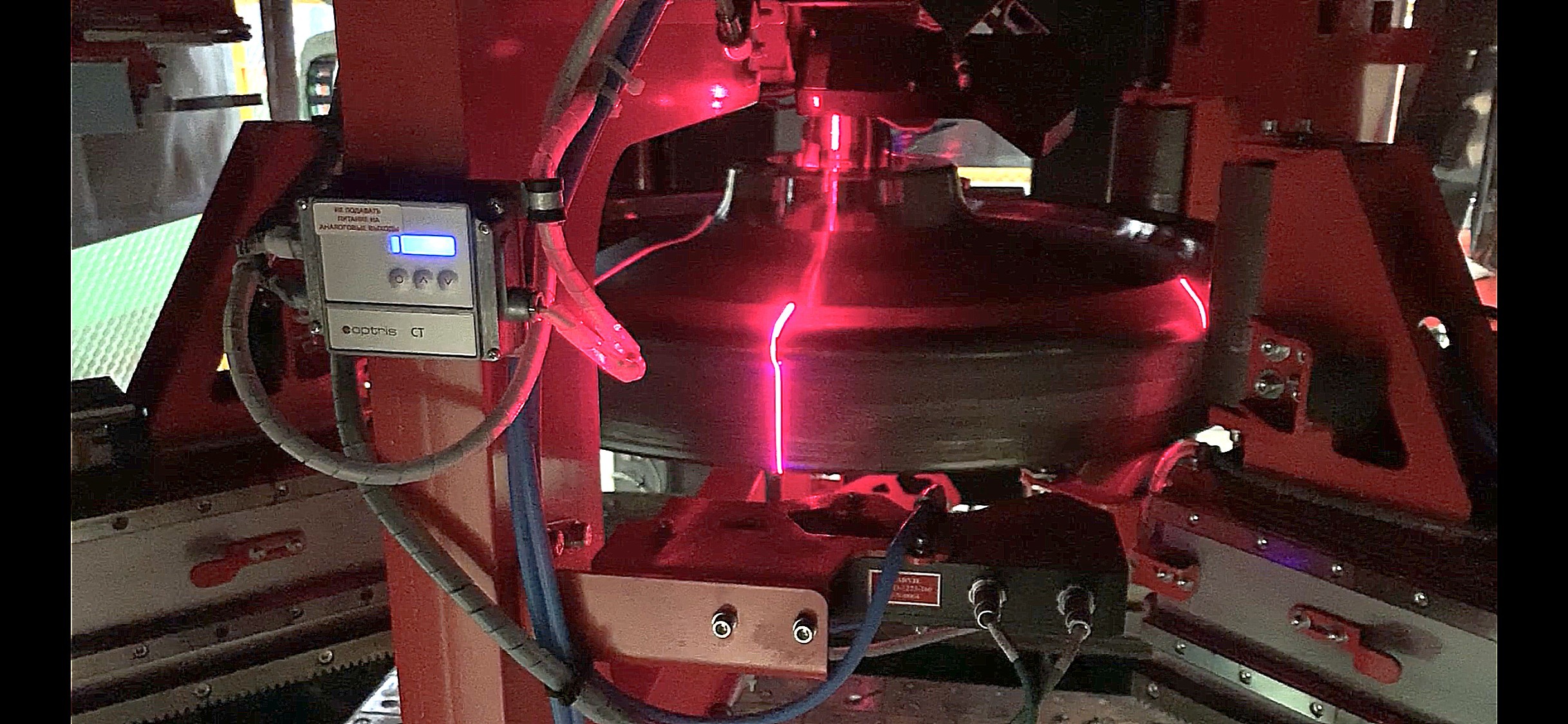 Лазерный контроль колеса