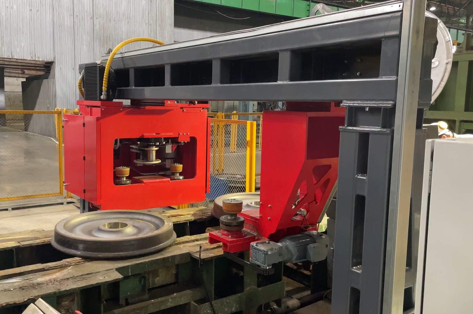 Установка в работе