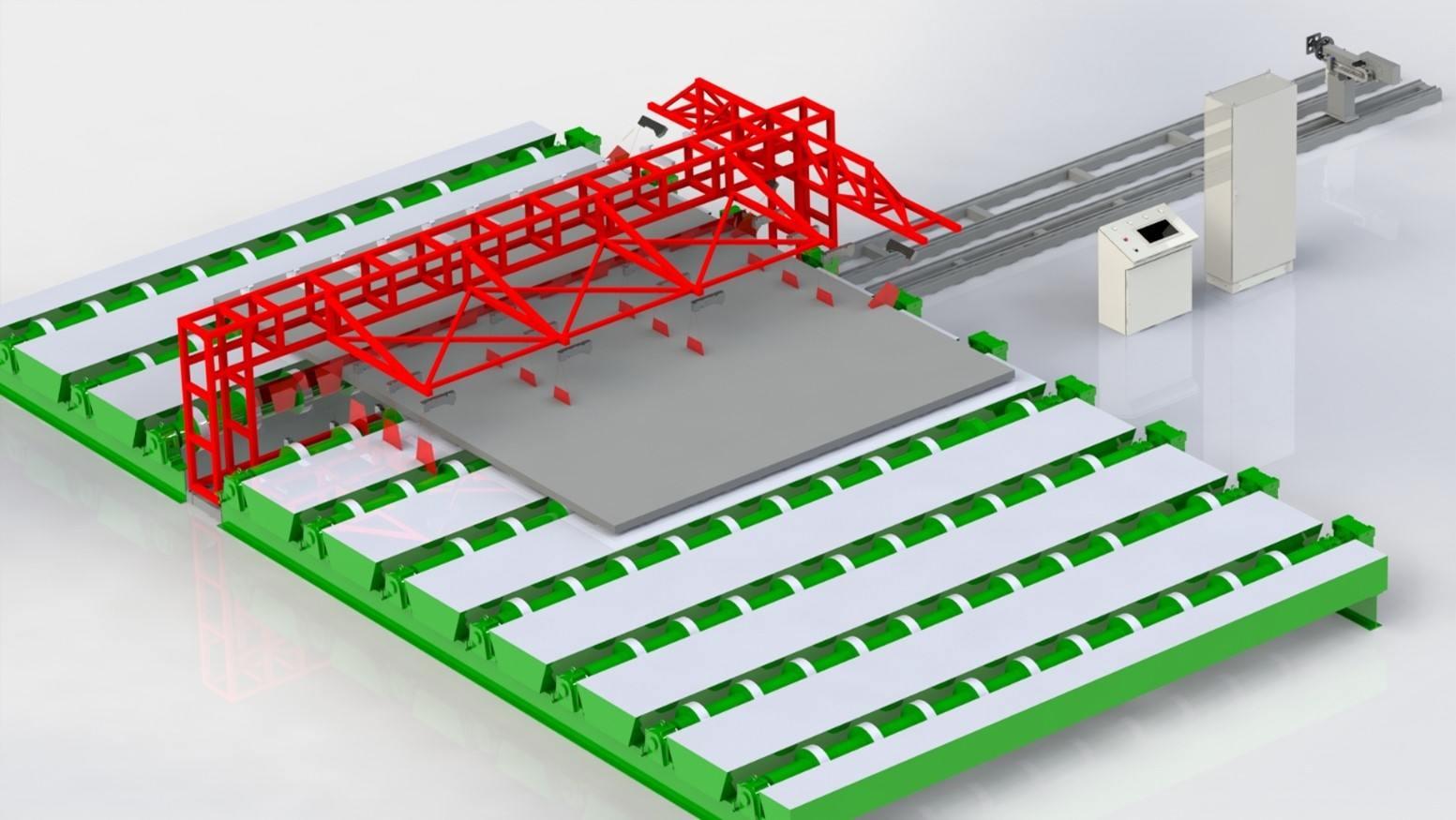 Automatic plate geometry and surface defects control system