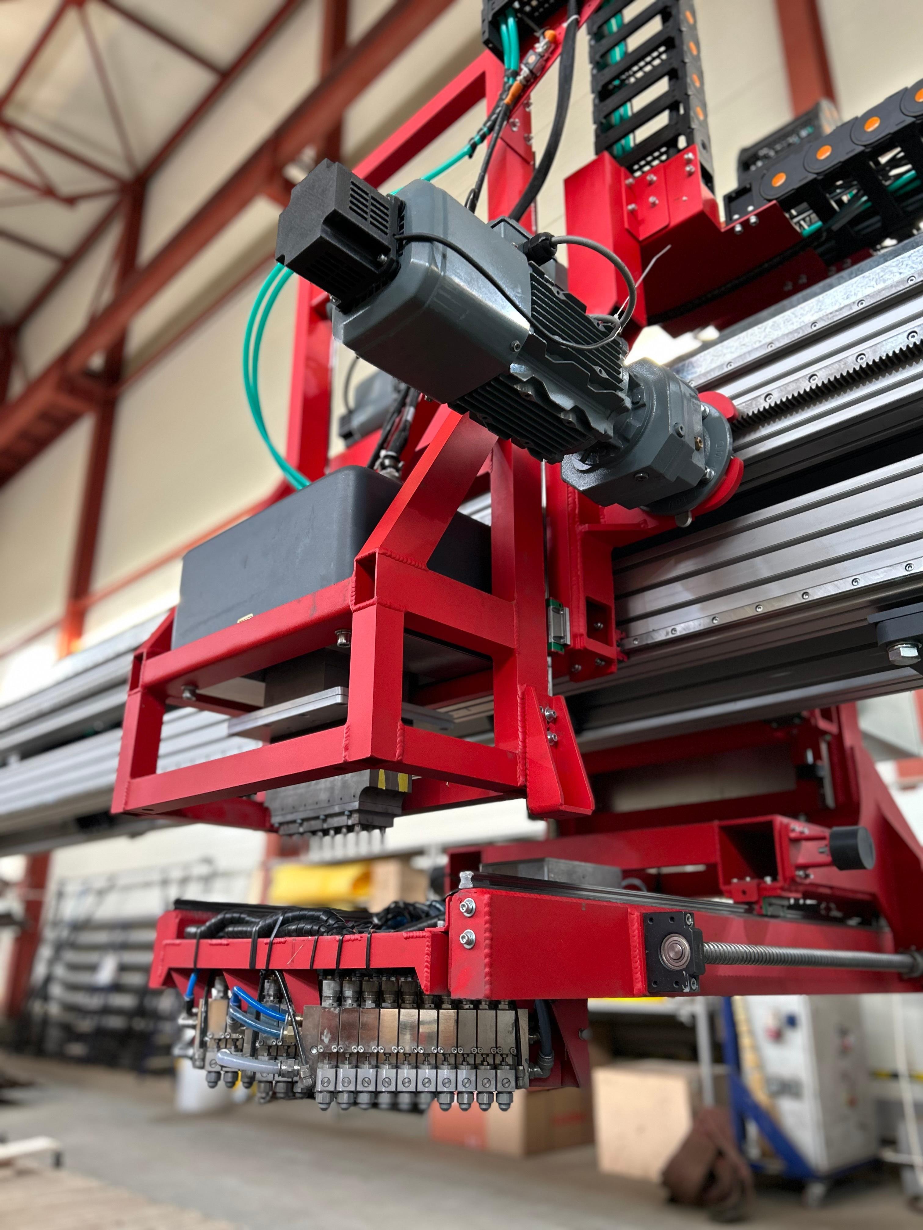 Plate marking machine